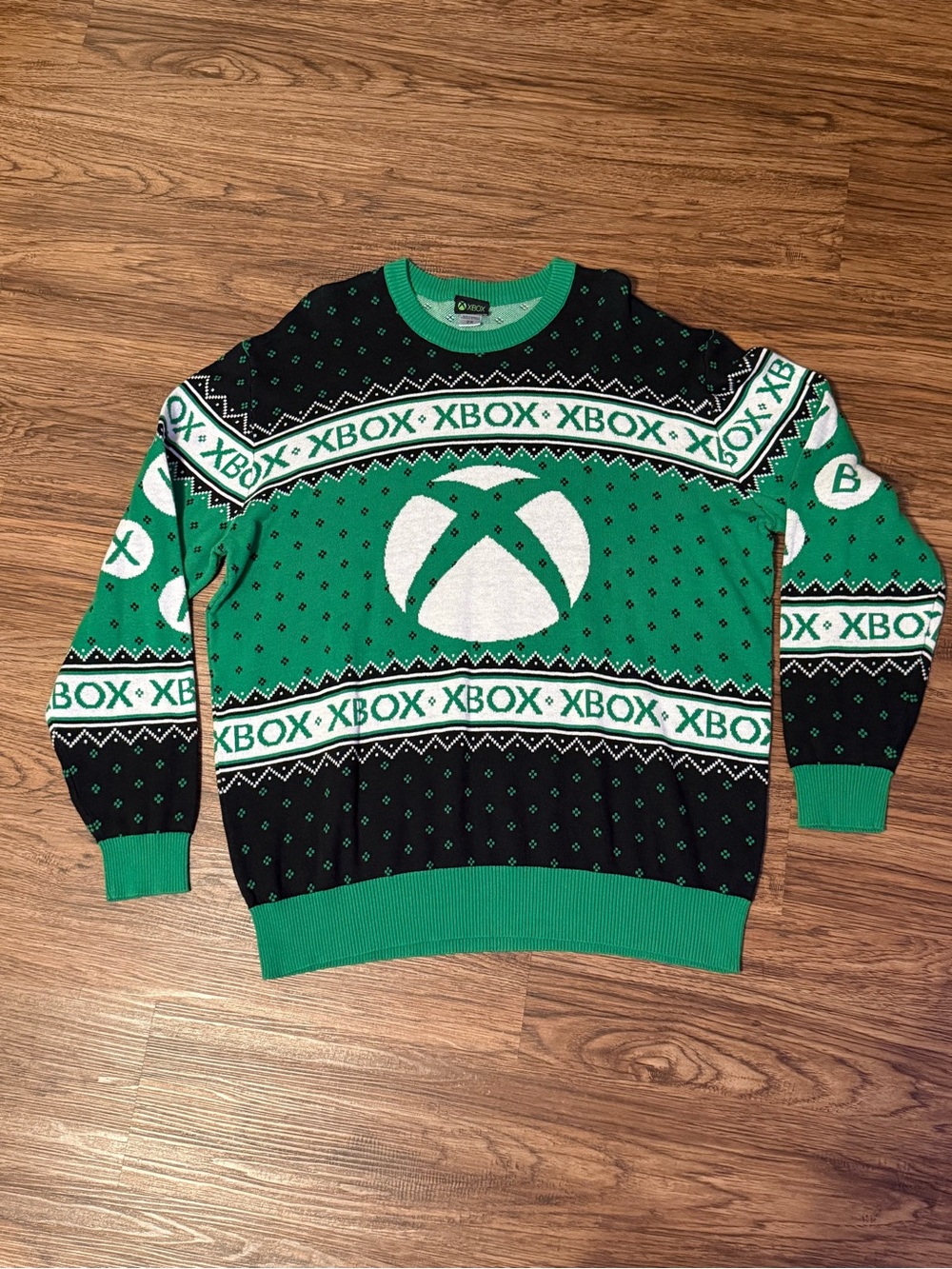 Xbox x Ripple Junction Men's Xbox Ugly Holiday Sweater in Size 2XL